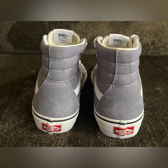 Vans SK8-HI Suede/Canvas Shoes Blue Color- Men’s Size 7 - Picture 4 of 14